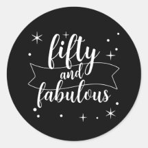 50歳ステキな誕生日 黒白