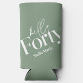 50歳モダンのミニマル誕生日 スリム缶クーラー (正面)