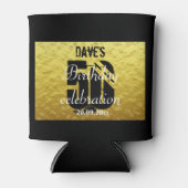 50歳モダンパーソナライズされたの誕生日パーティー 缶クーラー (正面)