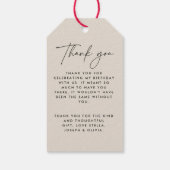 50歳モダンミニマルエレガントの誕生日 ギフトタグ (裏面)