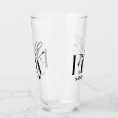 50歳モダンミニマルエレガントの誕生日 タンブラーグラス (左)