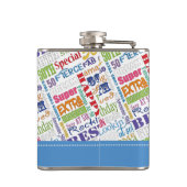 50歳ユニークの誕生日プレゼント フラスク (裏面)