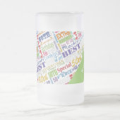 50歳ユニークの誕生日プレゼント フロストグラスビールジョッキ (中央)