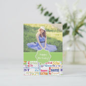 50歳ユニークの誕生日プレゼント ポストカード (スタンド正面)