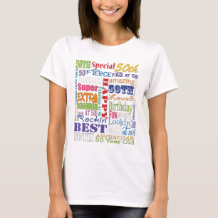 50歳ユニークの誕生日プレゼント Tシャツ