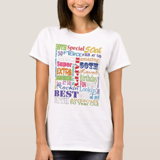 50歳ユニークの誕生日プレゼント Tシャツ