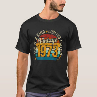 50歳ヴィンテージ1973年50誕生日 Tシャツ