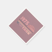 50歳ヴィンテージ50歳の誕生日パーティー スタンダードカクテルナプキン (角)