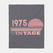 50歳ヴィンテージ50歳の誕生日パーティー フリースブランケット (正面)