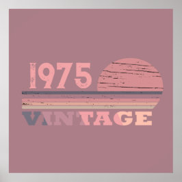 50歳ヴィンテージ50歳の誕生日パーティー ポスター