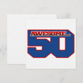 50歳最高 招待状 (正面/裏面)