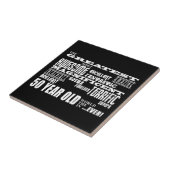 50歳素晴らし生誕生会 タイル (側面)