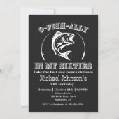 50歳誕生日パーティーでO-fish-ally 招待状 (正面)