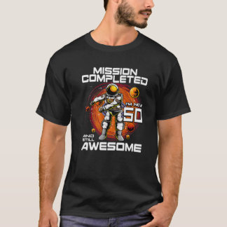 50歳誕生日宇宙飛行士50歳の宇宙B Tシャツ