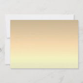 50歳誕生日記念 黒と金の写真 黒金 おしゃれな50歳誕生日 招待状 (裏面)