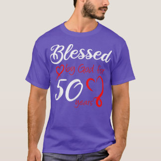 50歳賛美の誕生日パーティー50tの神による tシャツ