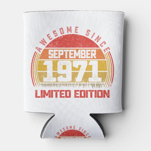 50歳1971年9月レトロ素晴らし50日 缶クーラー (正面)