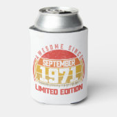 50歳1971年9月レトロ素晴らし50日 缶クーラー (缶裏面)