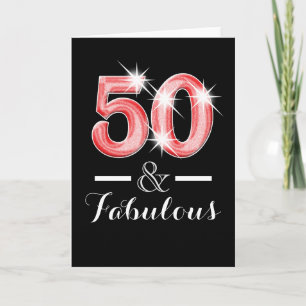 50歳50歳の誕生日パーティー カード