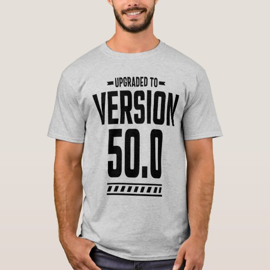 50歳50誕生日ギフトおもしろい Tシャツ (正面)