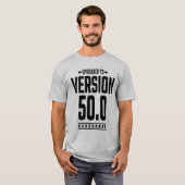 50歳50誕生日ギフトおもしろい Tシャツ (正面フル)