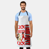 50歳 エプロン (着用した状態)