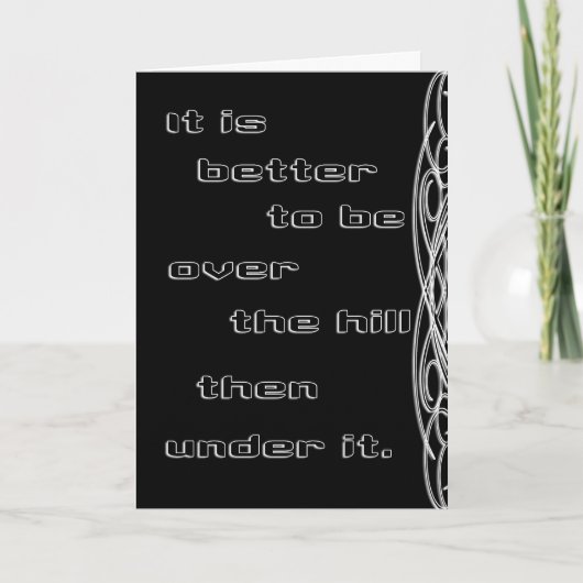 50歳 カード (正面)