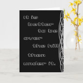 50歳 カード (黄色い花)