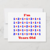 50歳! カード (正面)