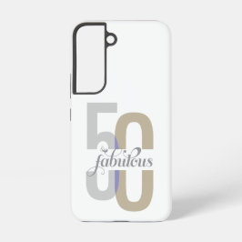 50歳 & ファビュラス 50歳の誕生日 SAMSUNG GALAXY S22ケース