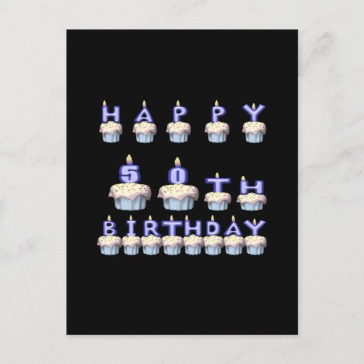 50歳 ポストカード (正面)