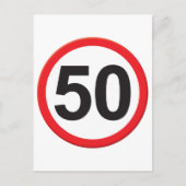 50歳 ポストカード (正面)