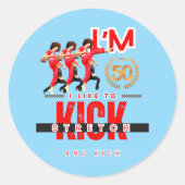 50歳 ラウンドシール (正面)