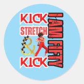 50歳 ラウンドシール (正面)