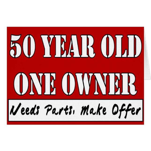 50歳、1人の所有者-必要性の部品は、提供をします (正面横)