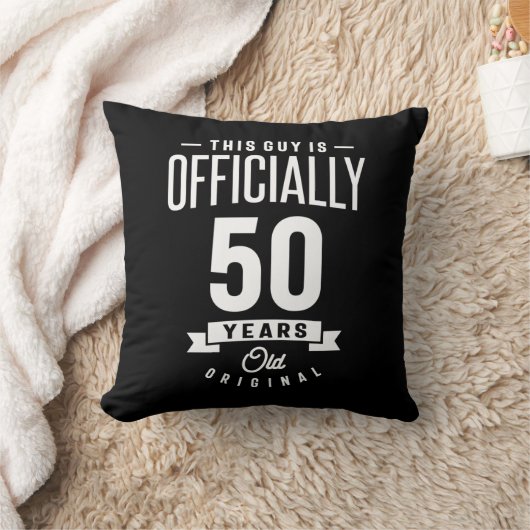 50歳 – 50誕生日ギフトおもしろい クッション (ブランケット)
