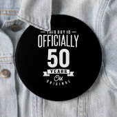 50歳 – 50誕生日ギフトおもしろい 缶バッジ (インサイチュ)