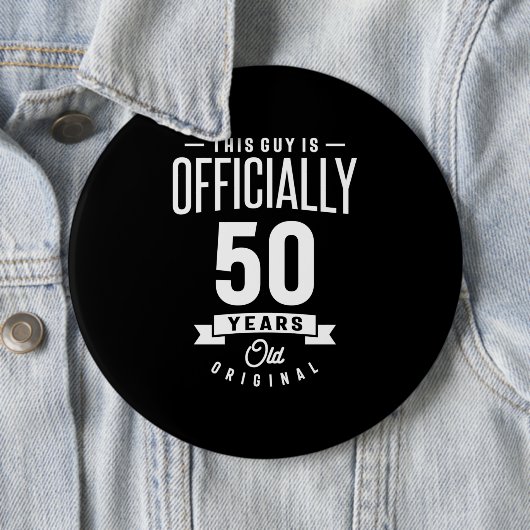 50歳 – 50誕生日ギフトおもしろい 缶バッジ (インサイチュ)