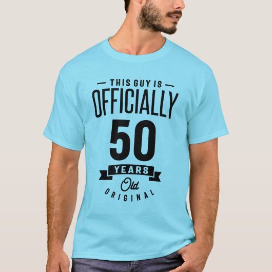 50歳 – 50誕生日ギフトおもしろい Tシャツ (正面)