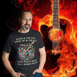 50生まれ年代の音楽先生退職したミュージシャン Tシャツ