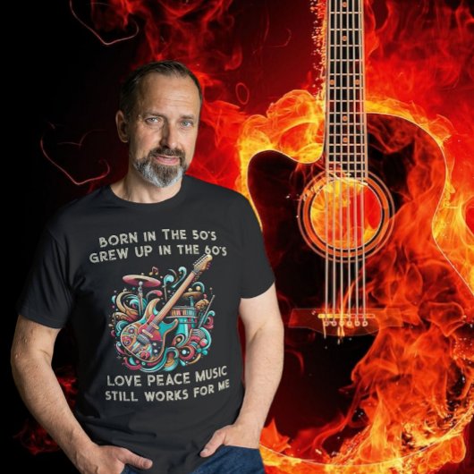 50生まれ年代の音楽先生退職したミュージシャン Tシャツ