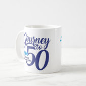 50番コーヒーマグへの旅 コーヒーマグカップ (正面左)