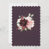 50番パーソナライズされた目の日付カードを保存す結婚る 招待状 (裏面)