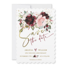 50番パーソナライズされた目の日付カードを保存す結婚る