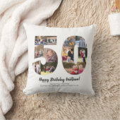 50番ユニーク号フォトコラージュのあいさつカスタム文 クッション (ブランケット)