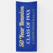 50番懇親会おもしろい!カスタム懇親会旗 横断幕 (縦)