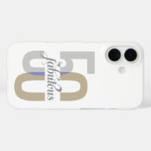 50番目と素晴らしい50番目の誕生日Case-Mate iP モダン Case-Mate iPhoneケース (裏面 (横))
