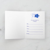 50番目のパーティーとディスコボールと星の虹 招待状 (内部)