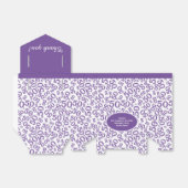 50番目のパーティー乱数パターン紫/白 フェイバーボックス (折り畳みなし)