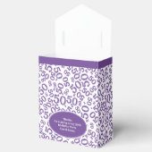 50番目のパーティー乱数パターン紫/白 フェイバーボックス (オープン)